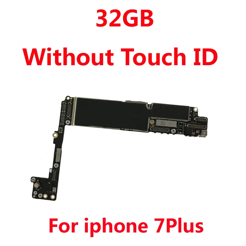 32GB-Without TouchID Для iphone 7 Plus 7 Plus оригинальная разблокированная материнская плата с/без touch ID 32 Гб 128 ГБ 256 ГБ IOS система телефонных схем основная пластина - Цвет: 32GB-Without TouchID