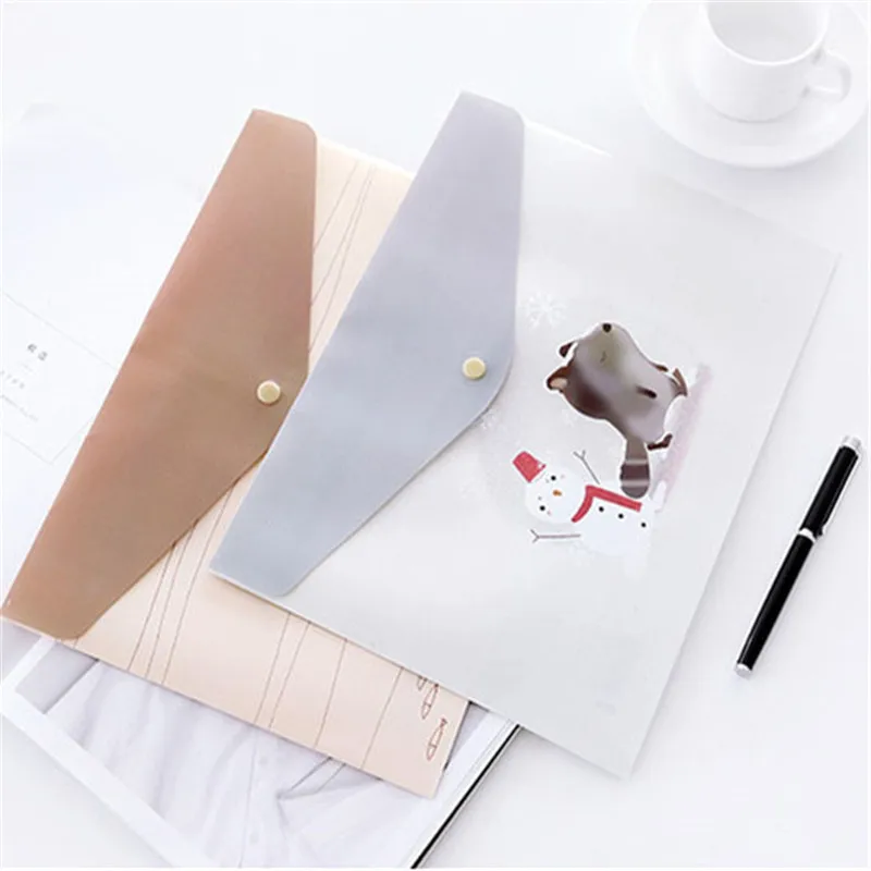 Простой ПВХ A4 планшет с зажимом и папкой для файлов документов сумка школьные