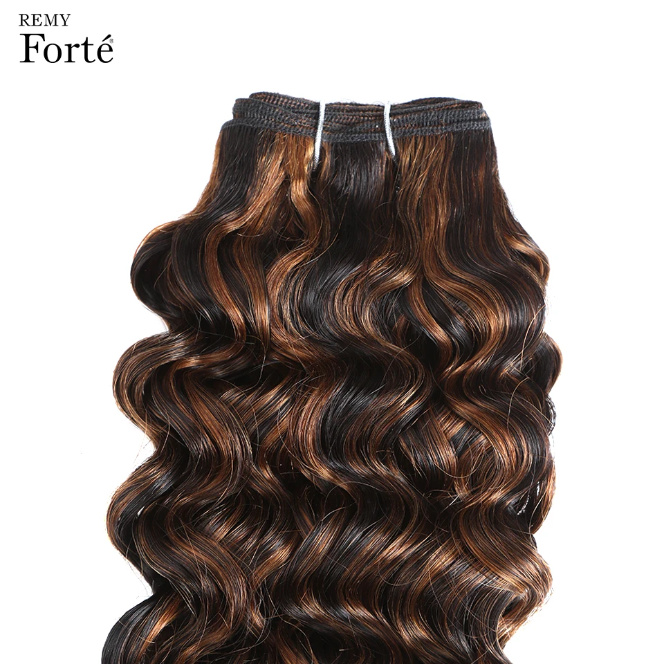 Волосы Remy Forte для наращивания спиральные волнистые пряди натуральные волосы P1B/33