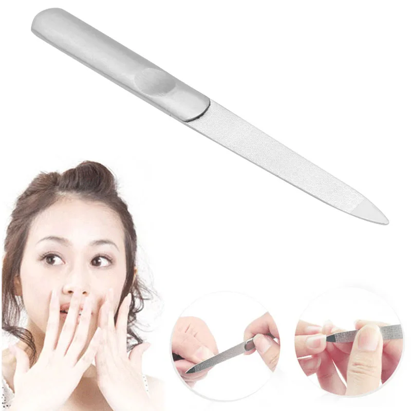 1 шт. новый металлический инструмент для маникюра и педикюра из нержавеющей стали