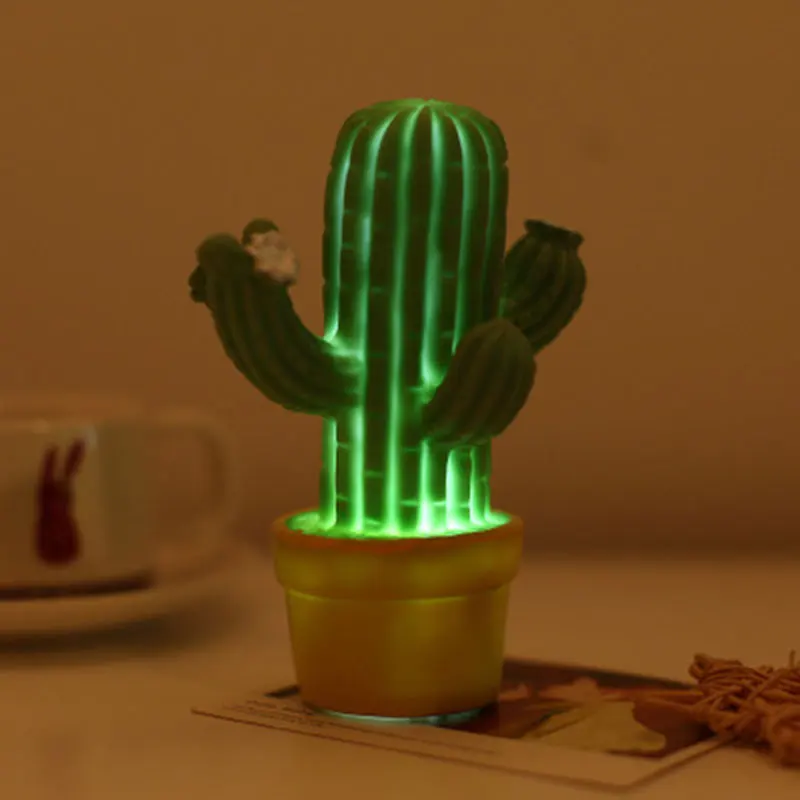 

Cactus Night Lights Children's Glowing Toys Bedroom Get Up Lights LED Lights Birthday Gift Kid Room Decorations