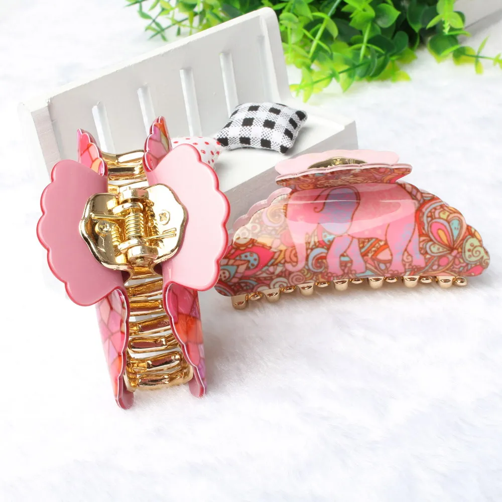 Акриловые крабы для волос