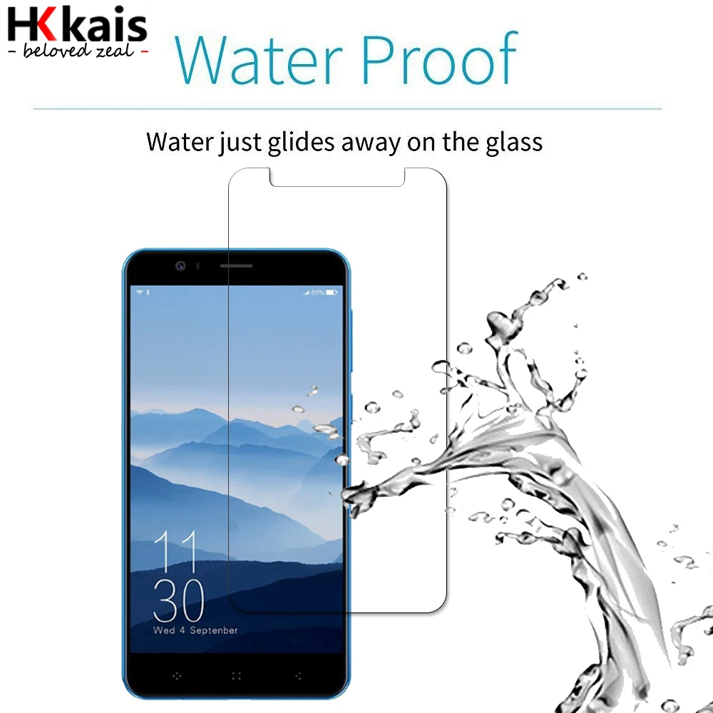 HKKAIS Tempered Glass For Elephone P8 Mini Screen Protector Protective | Мобильные телефоны и аксессуары