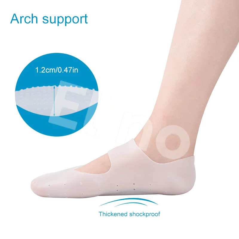 Elino силиконовые гелевые компрессионные увлажняющие носки для женщин и девушек