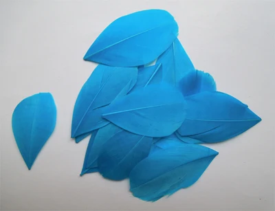 sky blue 50 шт./партия! 3-6 см длинные красивые Обрезанные гусиные перья, свободные лепестки перьев, Обрезанные перья для DIY аксессуары, хорошее качество - Цвет: sky blue