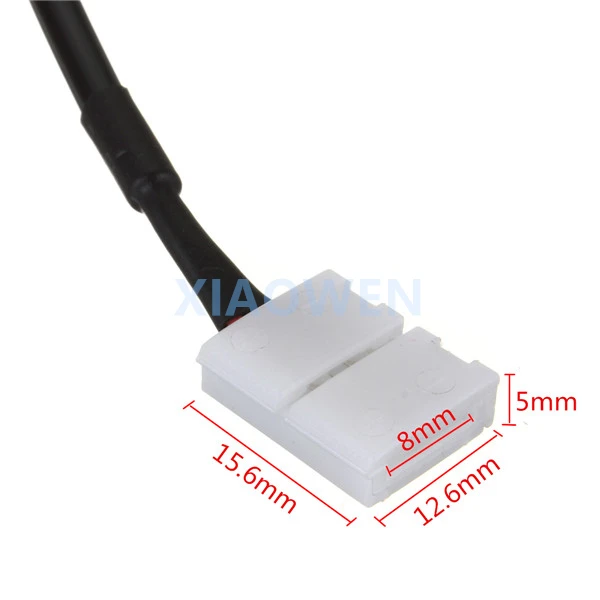Новый 2pin 8 мм/10 мм Женский DC адаптер Светодиодная лента Соединительный кабель для