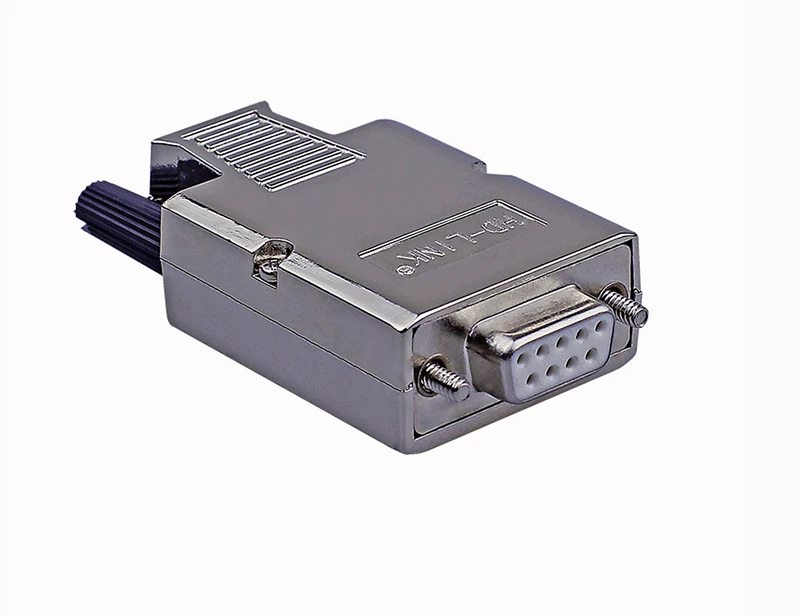 Металлический Чехол DB9 соединитель для припоя Клеммная Колодка Без клеммы