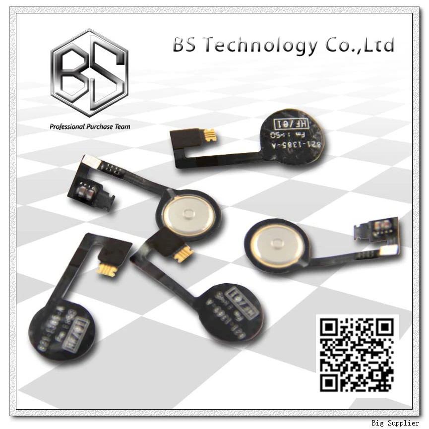 10pcs/lot Home Button Flex Cable for iPhone 4S Wholesale Free Shipping | Мобильные телефоны и аксессуары
