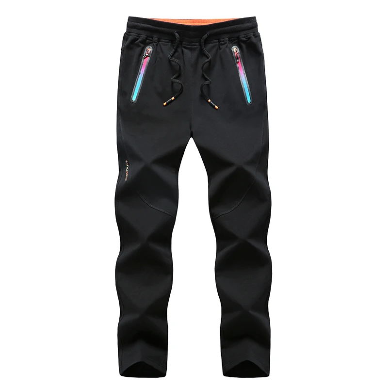 Мужские спортивные брюки на молнии большие размеры 5XL 6XL 7XL 8XL|running trousers|winter running