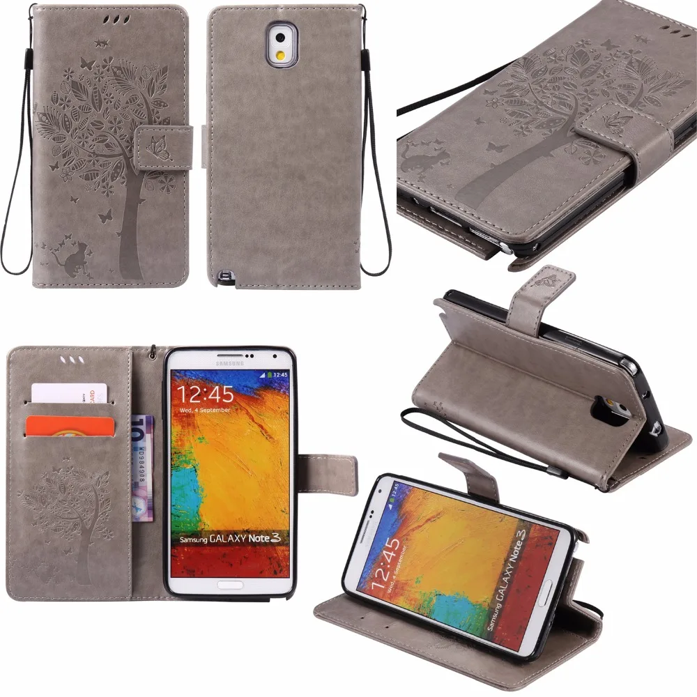 Чехлы для телефона ARYIKUM откидной Чехол Samsung Note 3 чехол Galaxy III N9000 N9005 SM-N9005 | Мобильные