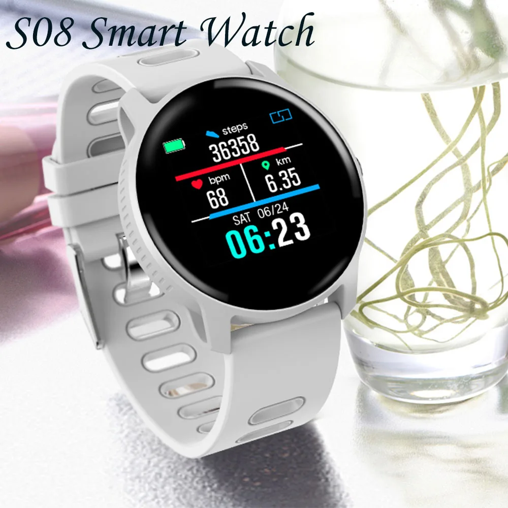 Timethinker S08 умные часы женские кровяное Давление кислорода в крови монитор