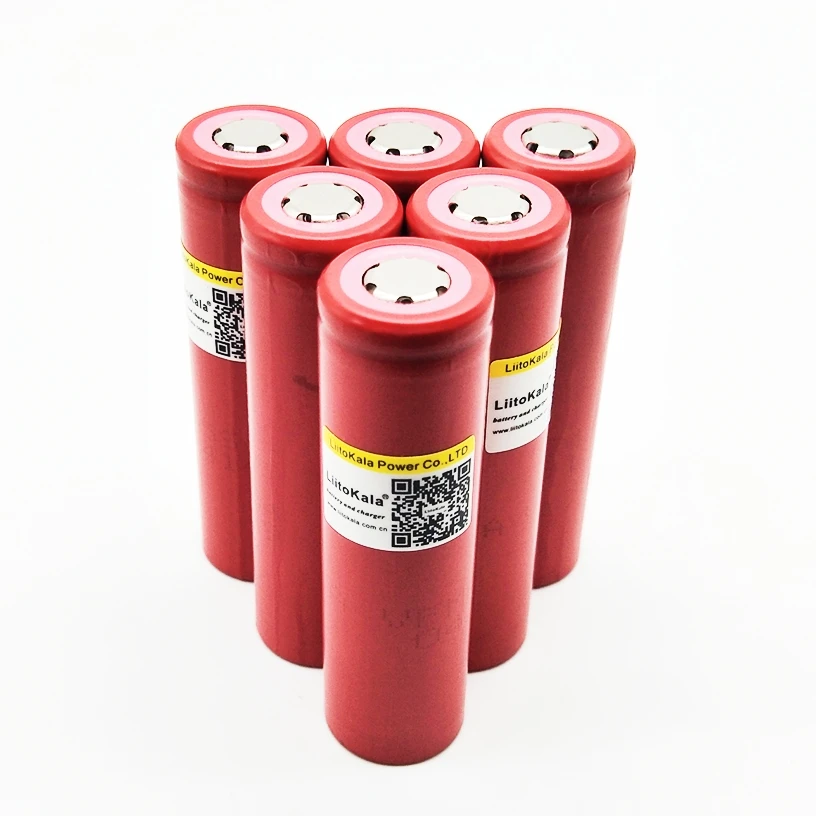 6 оригинальных новых блоков ofUR18650AA 2200 mAh 3 7 V/4 2 V литий ионные