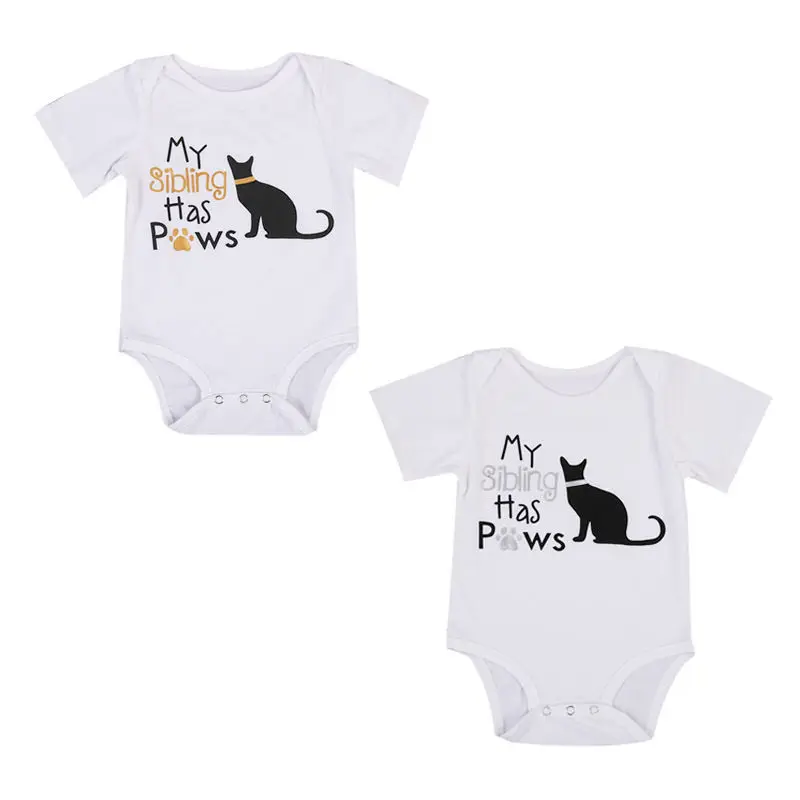 Хлопковая одежда для новорожденных маленьких мальчиков и девочек летняя детей