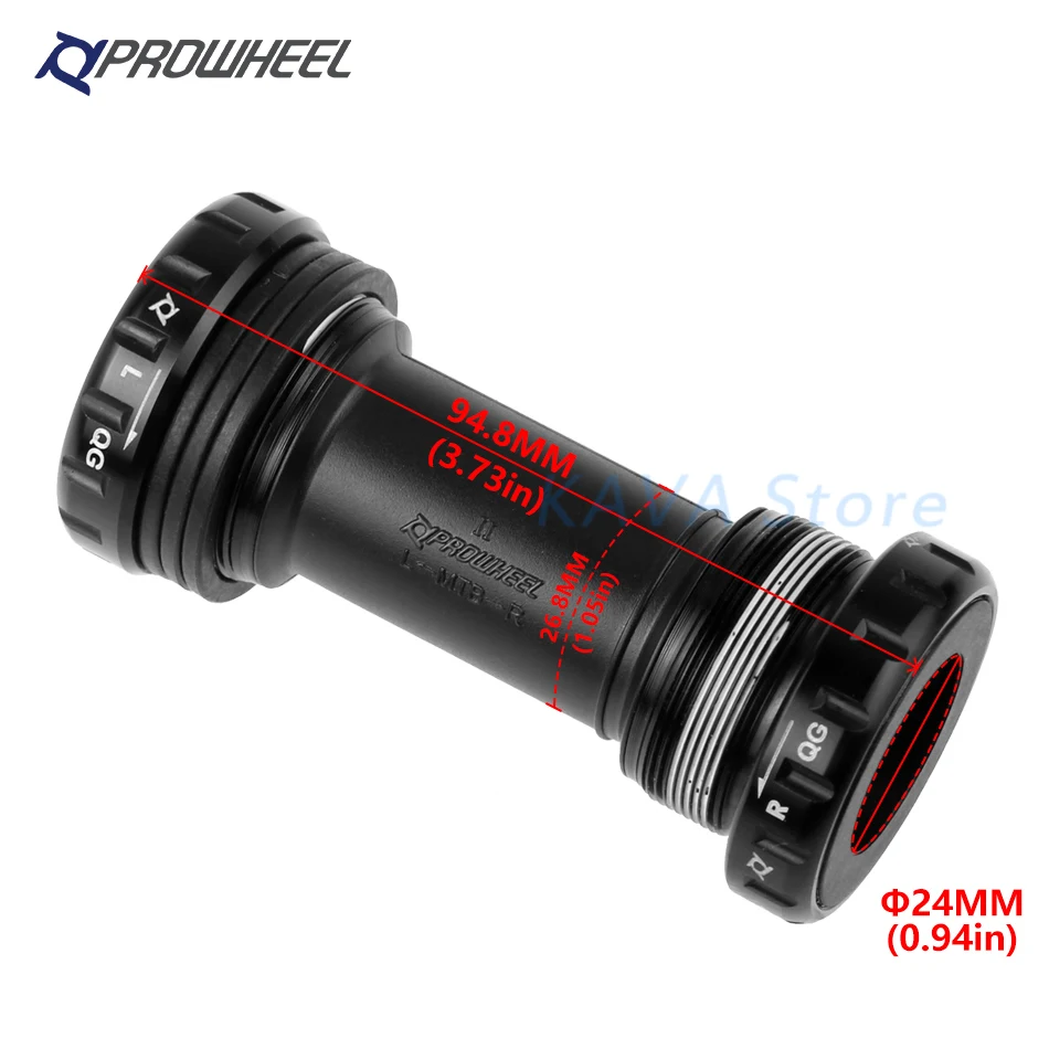 Комплект коленей PROWHEEL для горного велосипеда GXP 8/9/10/11/12 скоростей 170/175 мм нижний