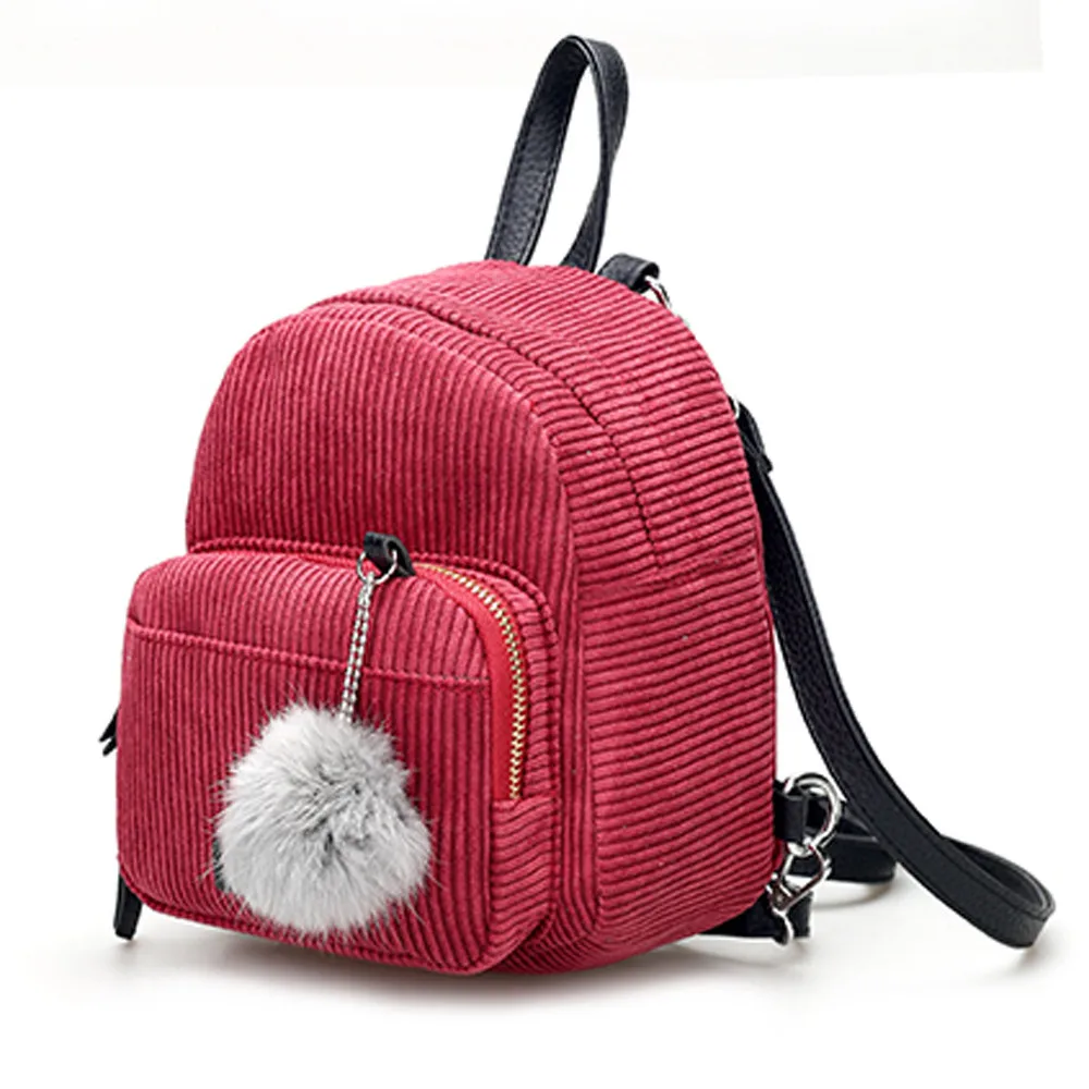 OCARDIAN сумка женская однотонная Вельветовая мини-сумка mochilas feminin рюкзаки для девочек-подростков сумки на плечо для путешествий Прямая поставка May16