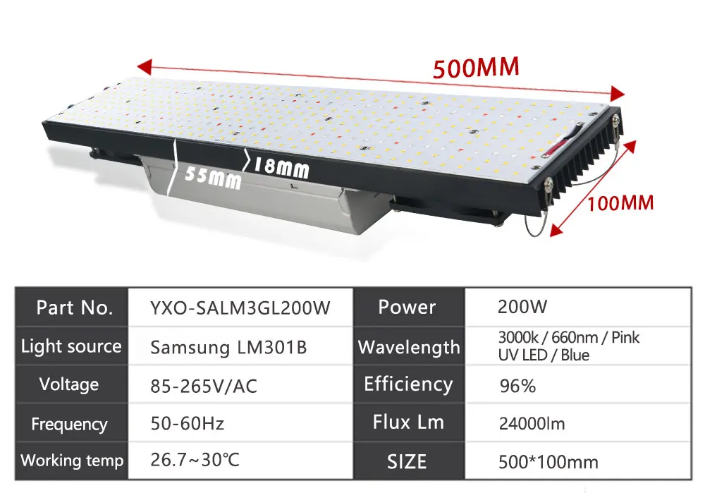 Quantum доска полный спектр 240W 480W 720W samsung LM301B 3000K 660NM 395NM 450NM 730NM драйвер Meanwell с регулируемой яркостью светодиодный Grow светильник