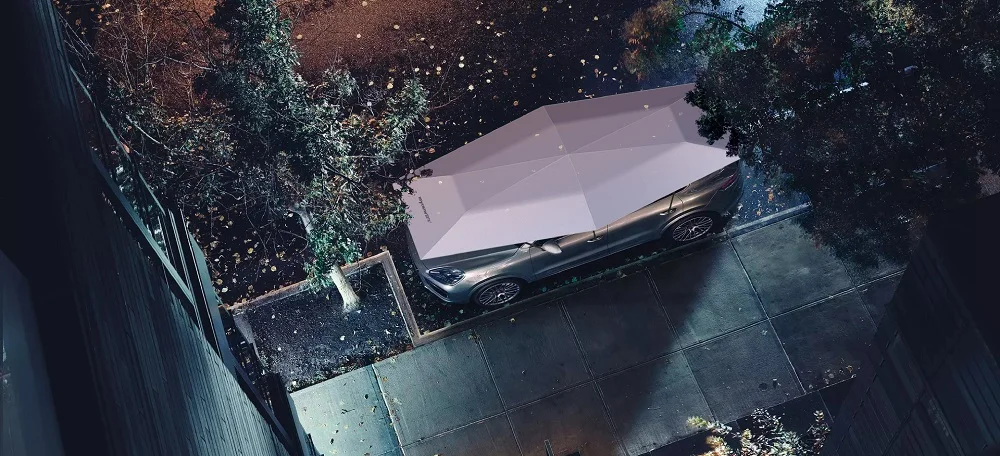 Портативная Автомобильная защита 4,8 метров 2В 1 Mynew Специальные палатки автоматические автомобильные Солнцезащитные Тенты зонтик автомобильные аксессуары анти УФ