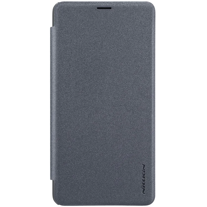 Xiaomi Mi Max 3 Чехол-книжка NILLKIN Sparkle супер тонкий флип-чехол из искусственной кожи чехол для Xiaomi Mi Max 3 с функцией сна - Цвет: Grey