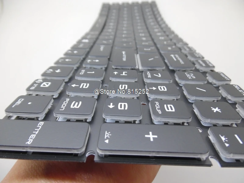 Клавиатура с подсветкой для MSI GL62 6QE GL62M 7RD 7RDX GT62 GT62VR 6RD 6RE 6QD 7RD 7RE GS72 6QE 6QC 6QD GT72 из 2 предметов 2PE 2QD 436MX 437MX