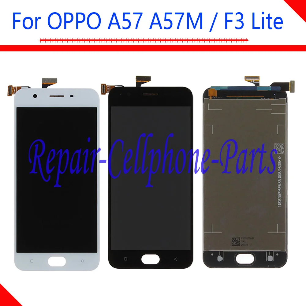 Черный/белый 5 2 дюймовый новый полный ЖК дисплей + Стандартная замена для OPPO A57 A57M /