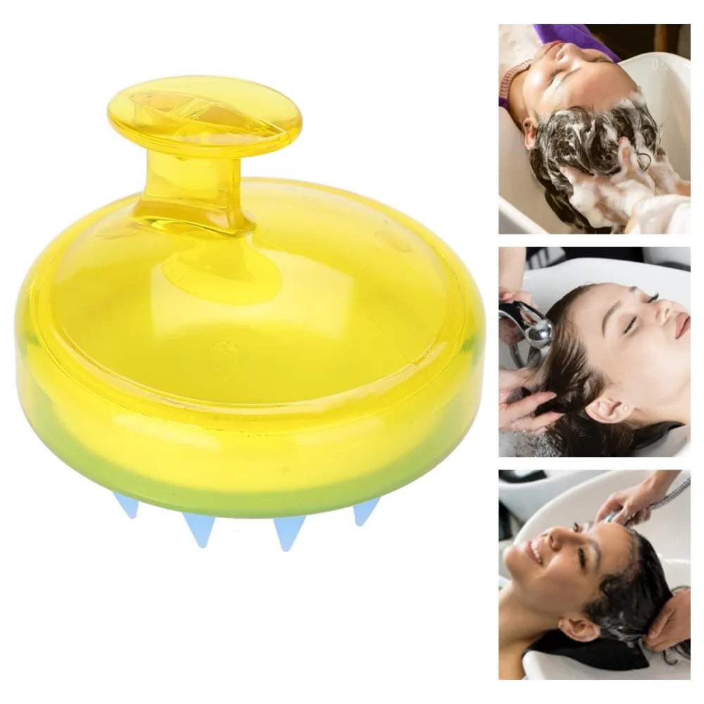 1 шт. силиконовая щетка для мытья и головы|Расчески| |