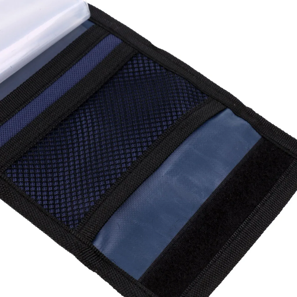 Высококачественный 12 прозрачных карманов Leader Sock Wallet Fly Fishing Tapered Tippet Case outil de pêche