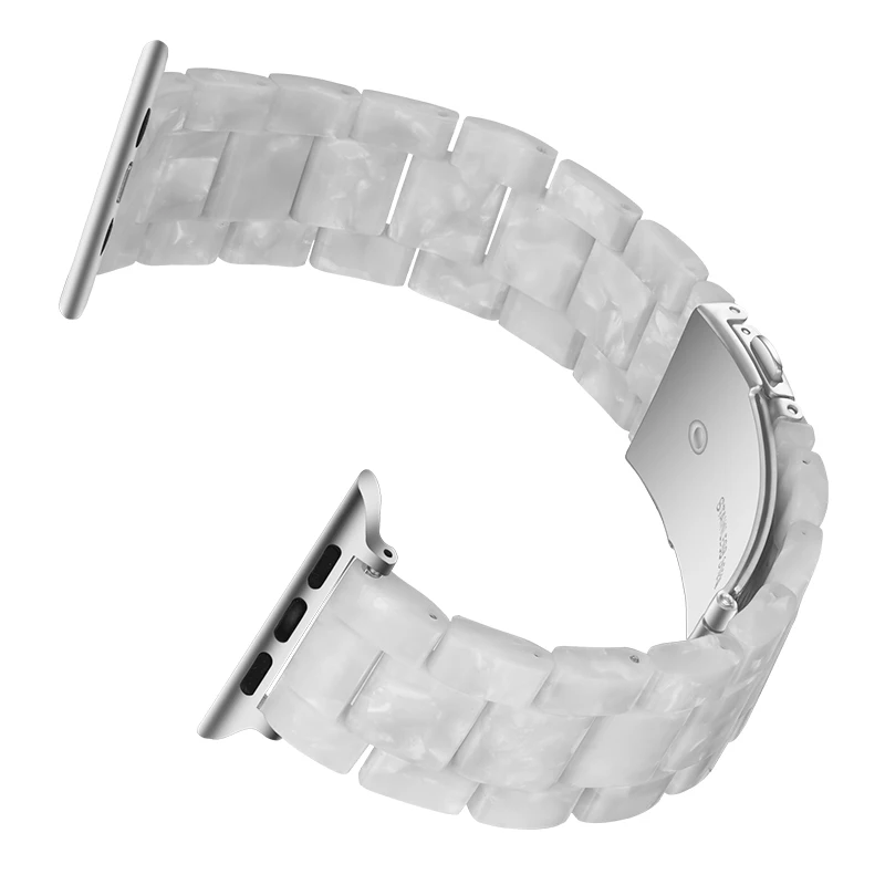 38/40/42/44 мм ремешок для Apple Watch Модный повседневный браслет серии 3 2 1 iWatch полимерный