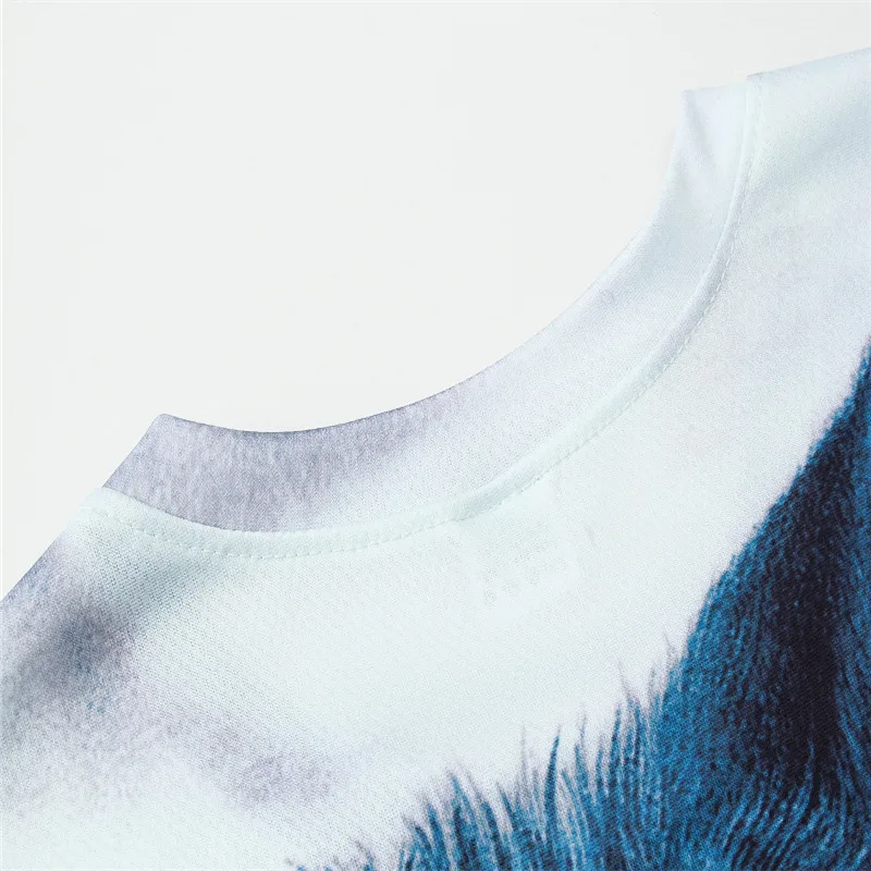 Новинка 2017 Мужская футболка с короткими рукавами 3D печати Гарнетт Летняя Блузка