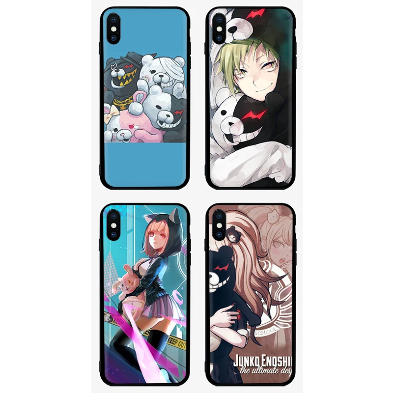 Мягкий чехол Danganronpa monokuma для телефона iPhone 5 5S SE 2020 6 6S Plus 7 8 X XS XR 11 12 Pro Max Mini|Бамперы| |