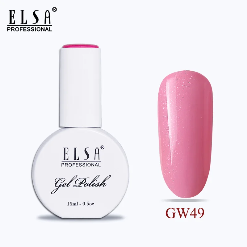 GW49 Elsa 15 мл Гель-лак для ногтей для маникюра Полупостоянный Vernis верхнее покрытие УФ светодиодный Гель-лак замачиваемый для ногтей художественный Гель-лак для ногтей - Цвет: GW49