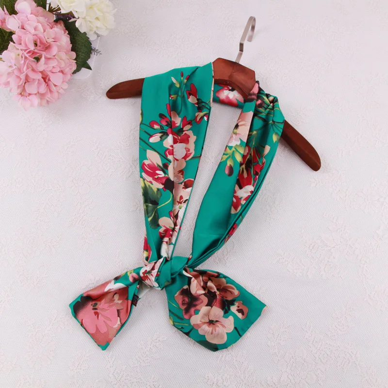 Новинка 2017 модная Женская весенне летняя длинная Узкая сумка с зелеными цветами