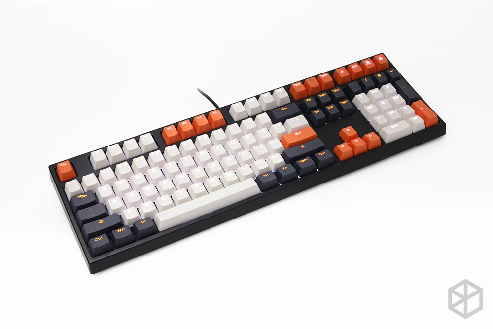 Taihao abs двойные колпачки для ключей для diy игровой механической клавиатуры с подсветкой колпачки oem профиль светильник через углеродный colorway 108 ключ