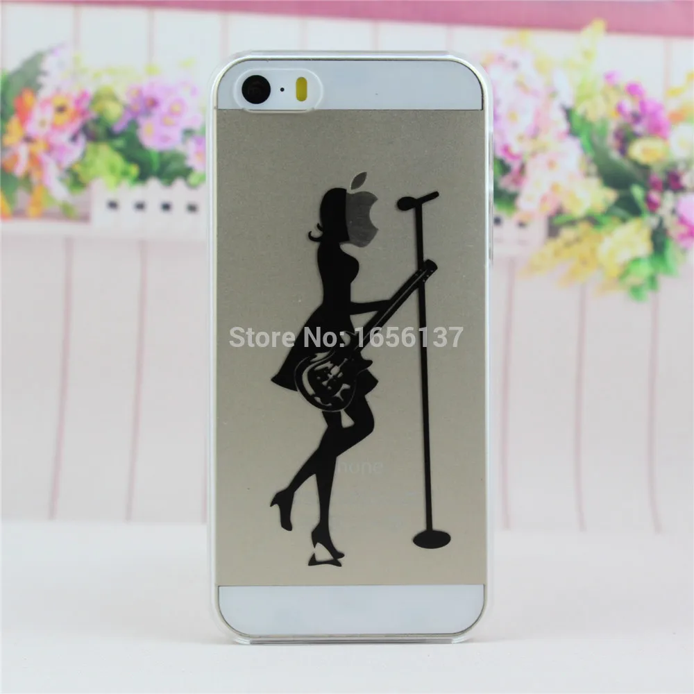 Ультра тонкий жесткий ПК чехол для Apple iPhone 4 4S iPhone4 iPhone4s логотип прозрачный модный