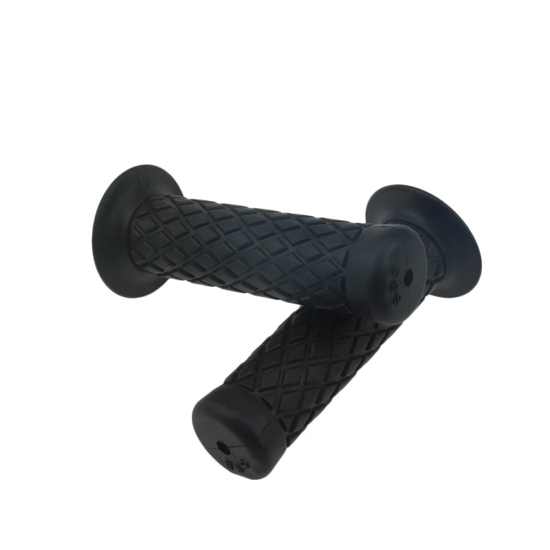 Универсальные черные мотоциклетные алмазные ручки 7/8 дюйма 22 мм для Harley Honda Suzuki