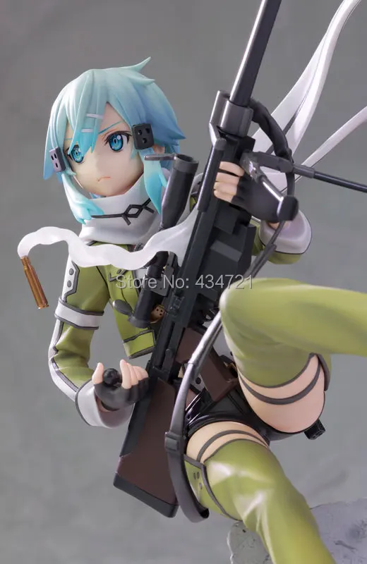 Горячая игра Аниме GGO Asada Shino / Sinon снайперская винтовка меч арт онлайн серия