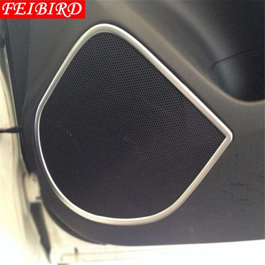 ABS Chrome Car Door Stereo Speaker Audio Frame Cover Interior Trim 4 PCS / Set For Mazda 6 Atenza Sedan 2013 2014 2015 | Автомобили и
