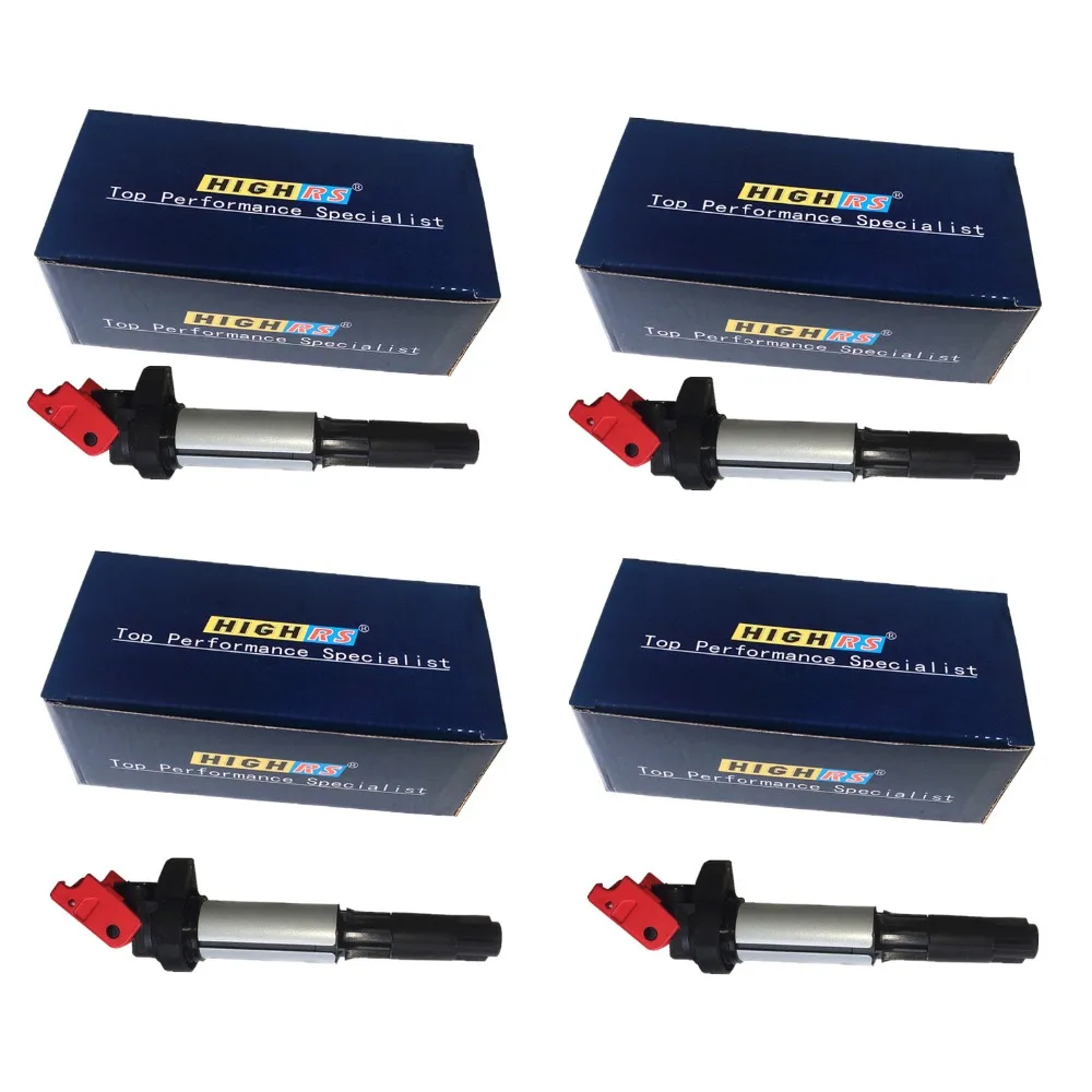 Набор из 4 катушек зажигания для BMW E39 E46 E53 E60 E63 UF522 UF515 12131712223 12137551260 12131712219|Катушка