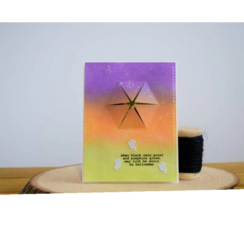 Eversion Шестигранная рамка для резки металла трафарет скрапбукинга фотоальбома