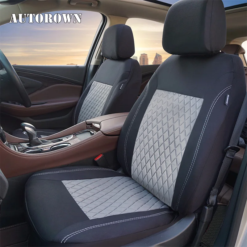 AUTOROWN Авто чехлы универсальные Полиэстер Аксессуары для интерьера Чехол на сиденье автомобиля для Мерседес s500 Киа рио Hyundai Suzuki Mazda Honda Чехлы в машину Серый Красный Синий Авточехлы на сиденья Всесезонный