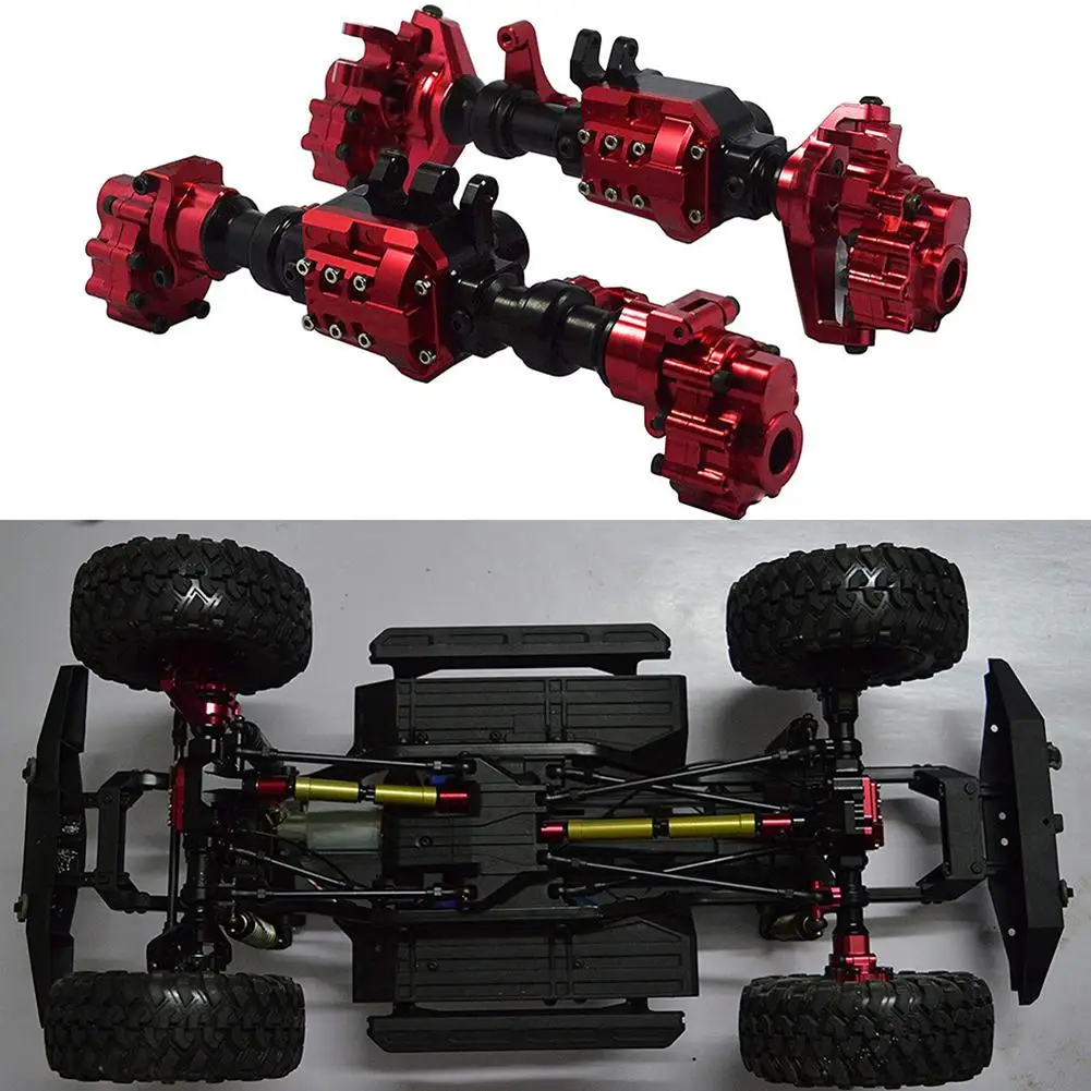 LeadingStar 2 шт./компл. Алюминий спереди и сзади портал оси Корпус для Traxxas TRX-4 на