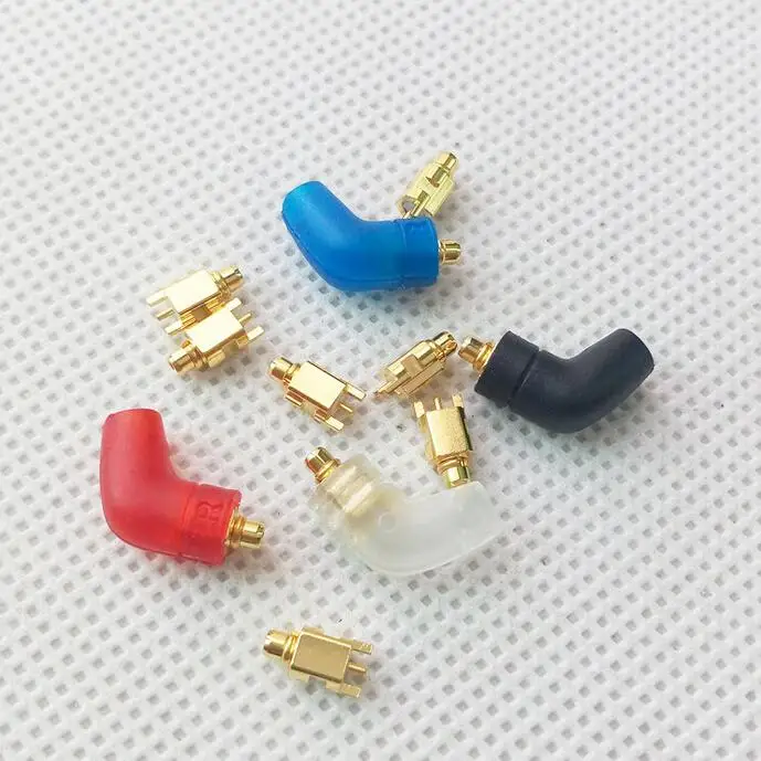 4 шт. встроенные L образные штырьковые разъемы для наушников Shure SE215 / SE315 SE425 SE535 UE900|l