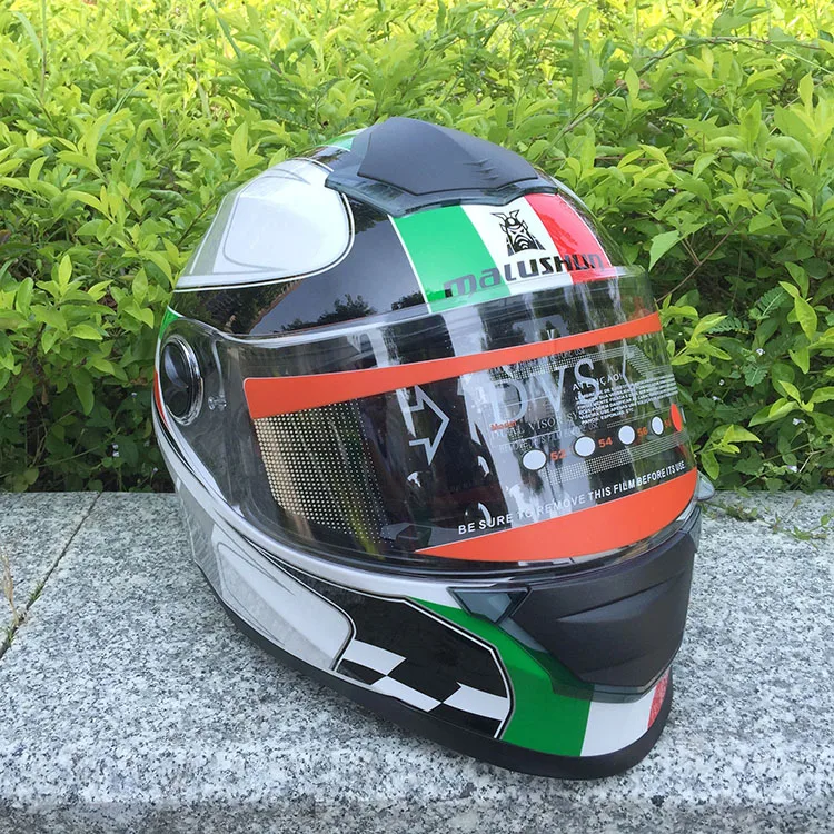 MALUSHUN мотоциклетный шлем анти туман двойной объектив полный ev для мужчин и женщин