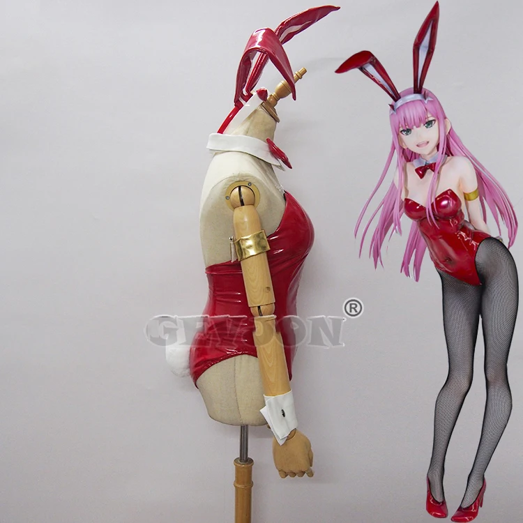 

[Customized] Anime! DARLING in the FRANXX 02 Bunny Girl Sexy Jumpsuits Cute Uniform Cosplay Costume Halloween Free Shipping