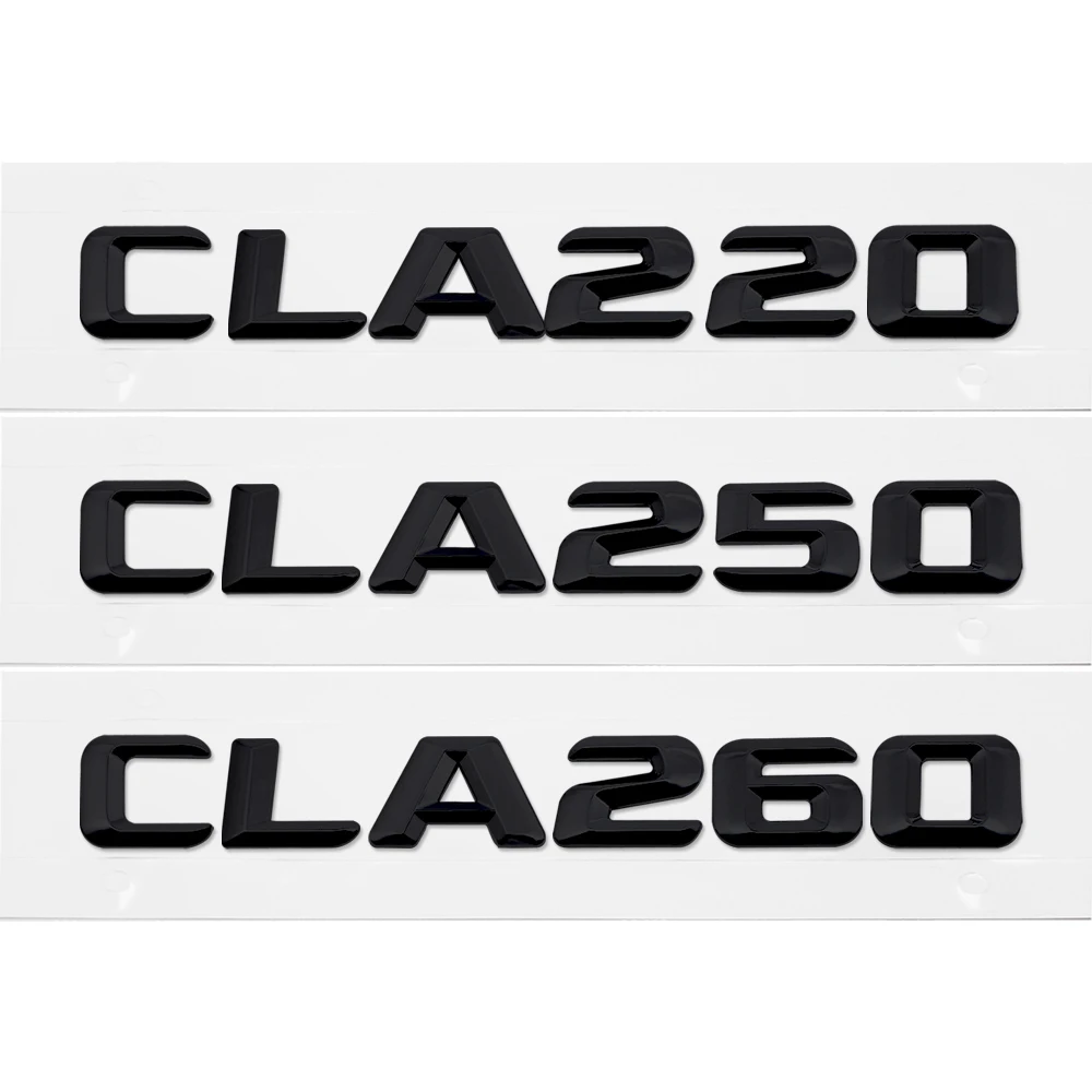 Automobiles Number Emblem Trunk Sticker Decal for Mercedes Benz CLA45 180 200 220 250 260 W203 W204 G500 S320 Tail Decoration | Автомобили