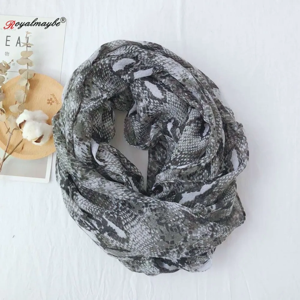 Женский шарф весна-лето 2019 женский длинный из хлопка Ms. шарф-змея |