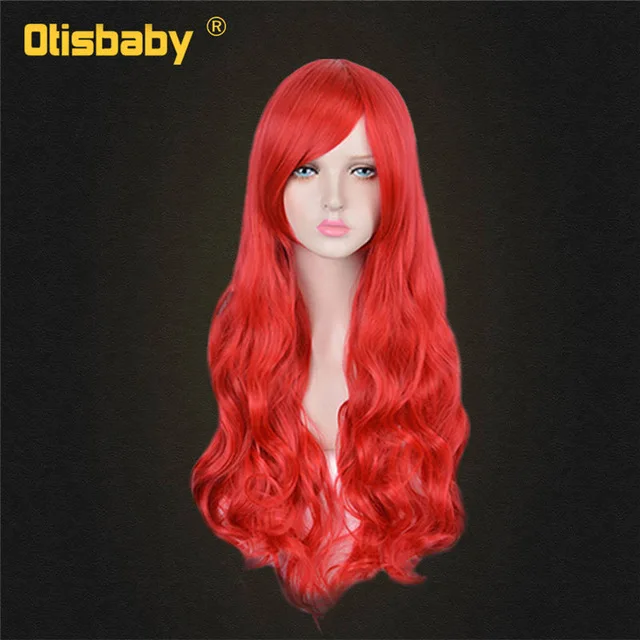 Mermaid Wig Эксклюзивное рождественское платье Русалочки Ариэль; нарядное платье Русалочки для девочек на День рождения; детское платье с цветочным рисунком; детское вечернее платье-труба - Цвет: Mermaid Wig