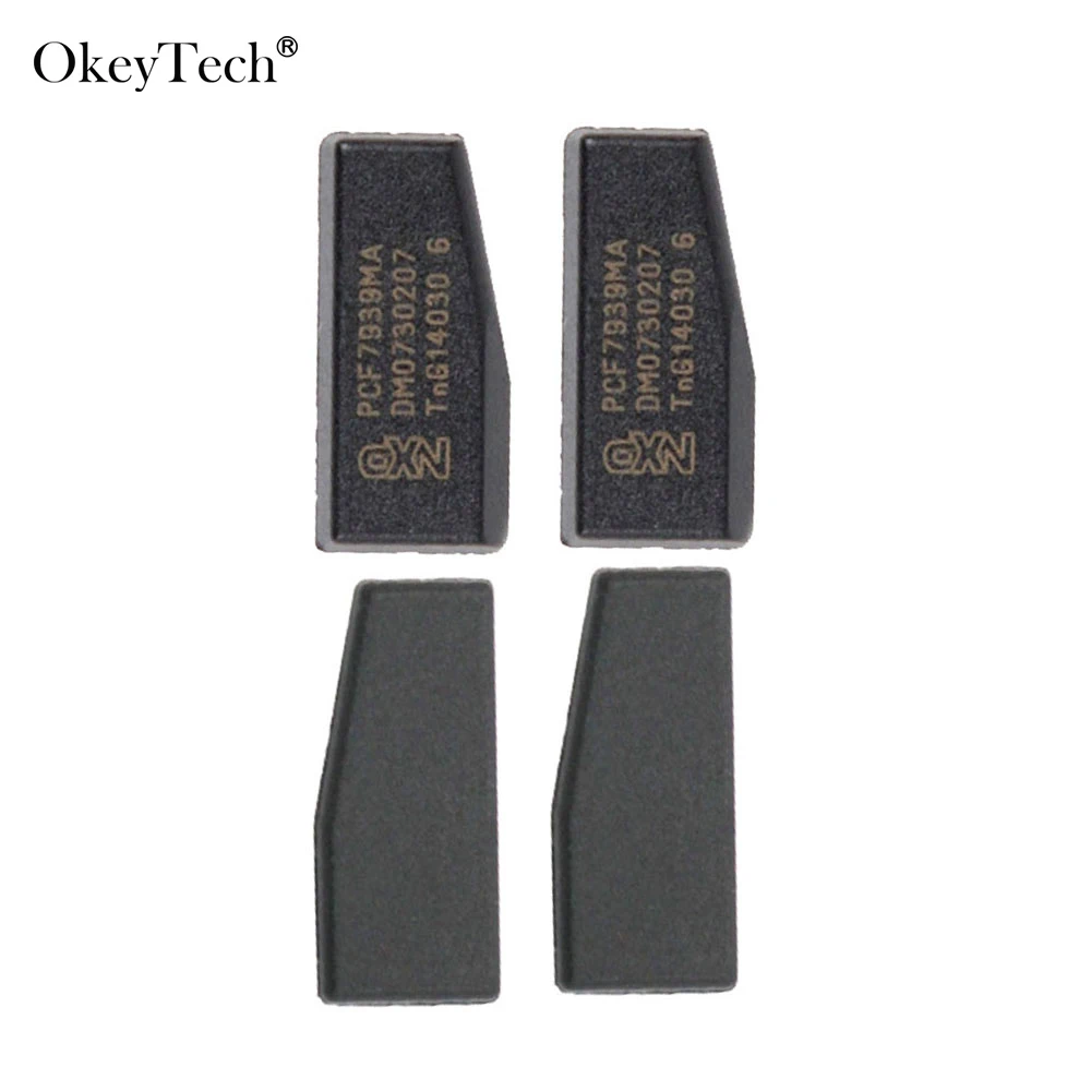 Оригинальный Автомобильный ключ OkeyTech 10 шт./лот чип транспондера из углеродного