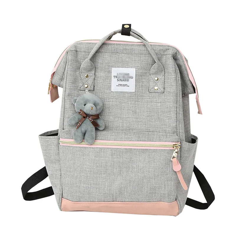 Japan Harajuku Style Women Canvas Backpack Girls School Bags Travel Bag For Students 2019 Bagpack Large Capacity | Багаж и сумки