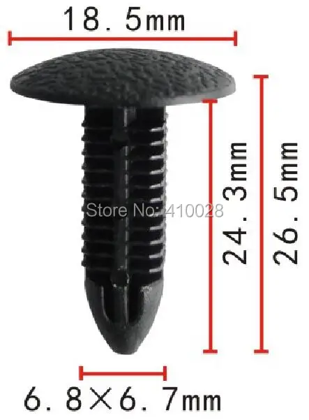 SHHWORLDSEA Автомобильный пластиковый крепежный зажим внутренней крыльчатки и фиксатор бампера для GM Isuzu Toyota Honda.