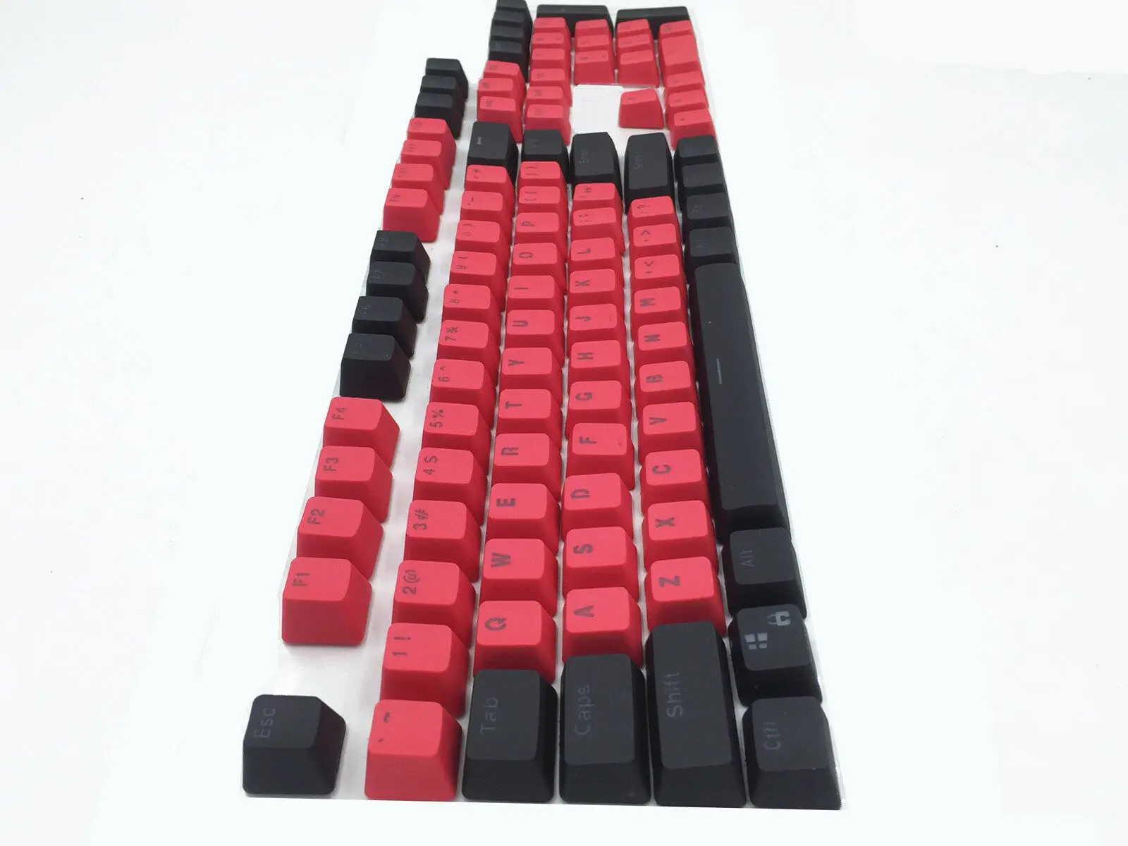 104 клавиш красно-черный PBT с подсветкой Keycap Doubleshot Keycaps ANSI макет OEM профиль для Cherry MX Механическая игровая клавиатура